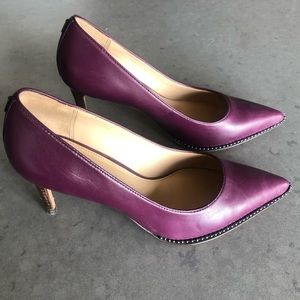 Coach leather pumps